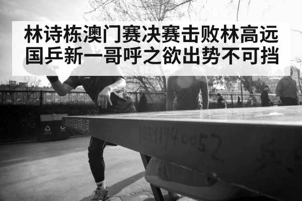 Lin Gaoyuan in action